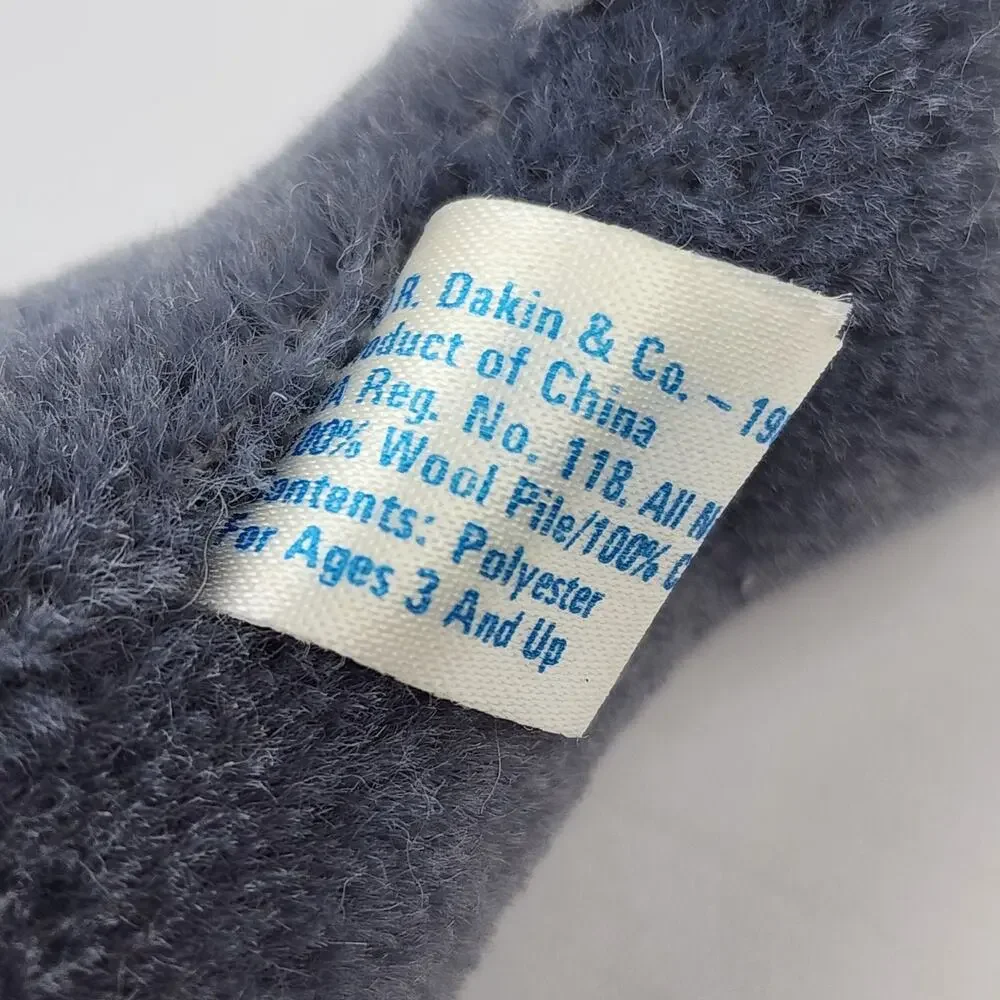 2 1983 Dakin Plush Mohair 100% Wool Baby Seal Pups Gray & White 5.5